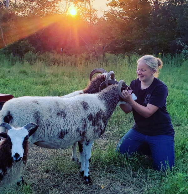 Steph Grant - Maine Fibershed crew