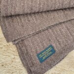 NEW LINSEY-WOOLSEY!!! Natural (sadly imported) Linen warp and my fine wool weft in a classic oversized Herringbone pattern, woven on antique W3 looms in Maine. AN EFFORT TO ESTABLISH DEMAND FOR LINEN SO WE CAN BRING IN TEXTILE PROCESSING WHERE WE KNOW WE CAN GROW IT!