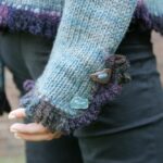 Seacolors Sweaters with Seaglass and my Handspun crochet finishes. Purchase or order IN PERSON only.