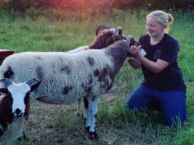 Steph Grant - Maine Fibershed crew