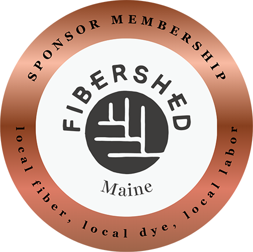 Maine FIbershed Sponsor Membership Badge